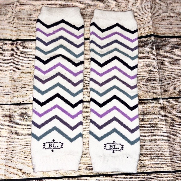 Zig Zag Baby Leg Warmers - Picture 1 of 3